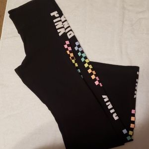 Pink VS yoga leggings